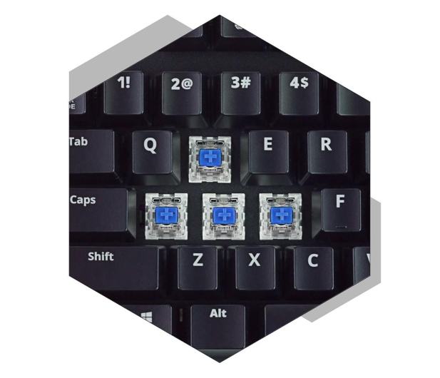 SPC Gear GK540 Magna Kailh Blue RGB Pudding Edition - 526988 - zdjęcie 14